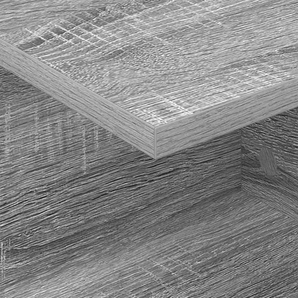 Nachttisch Graues Sonoma 40 x 30 x 25 cm Holzwerkstoff
