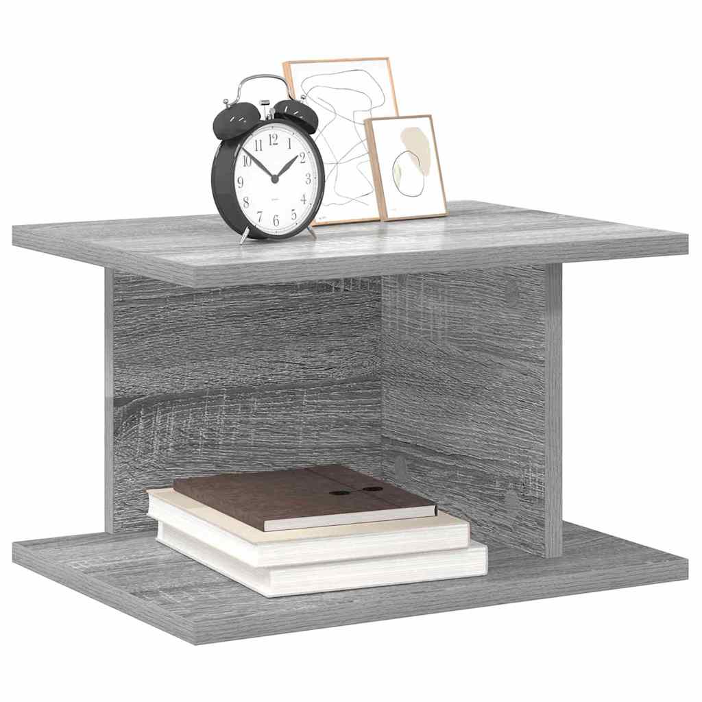 Nachttisch Graues Sonoma 40 x 30 x 25 cm Holzwerkstoff