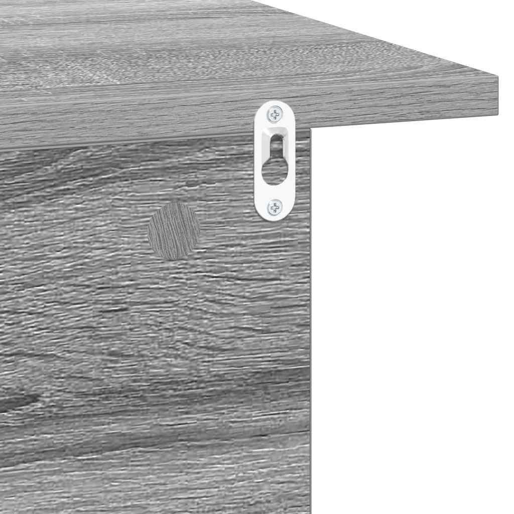 Nachttisch 2 pcs Graues Sonoma 40 x 30 x 25 cm Holzwerkstoff