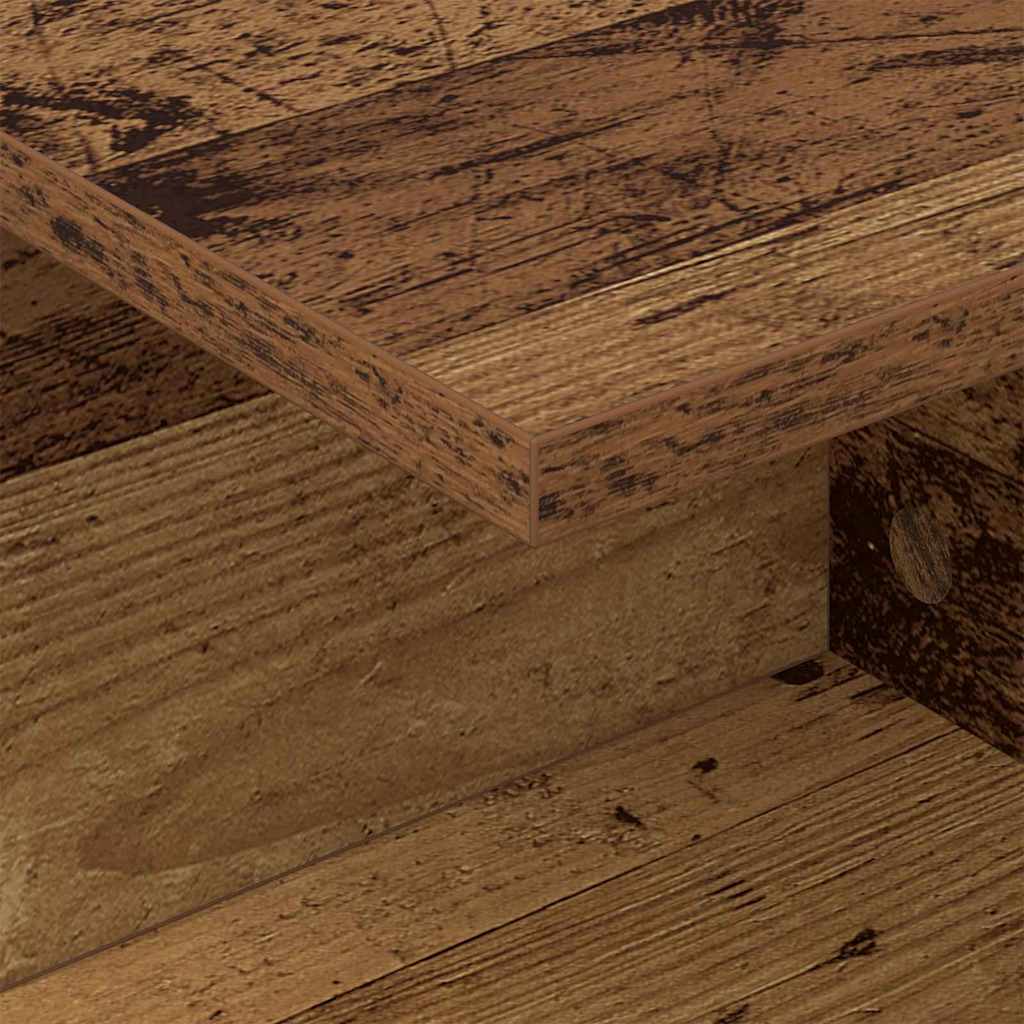 Nachttisch 2 pcs Altholz 40 x 30 x 25 cm Holzwerkstoff
