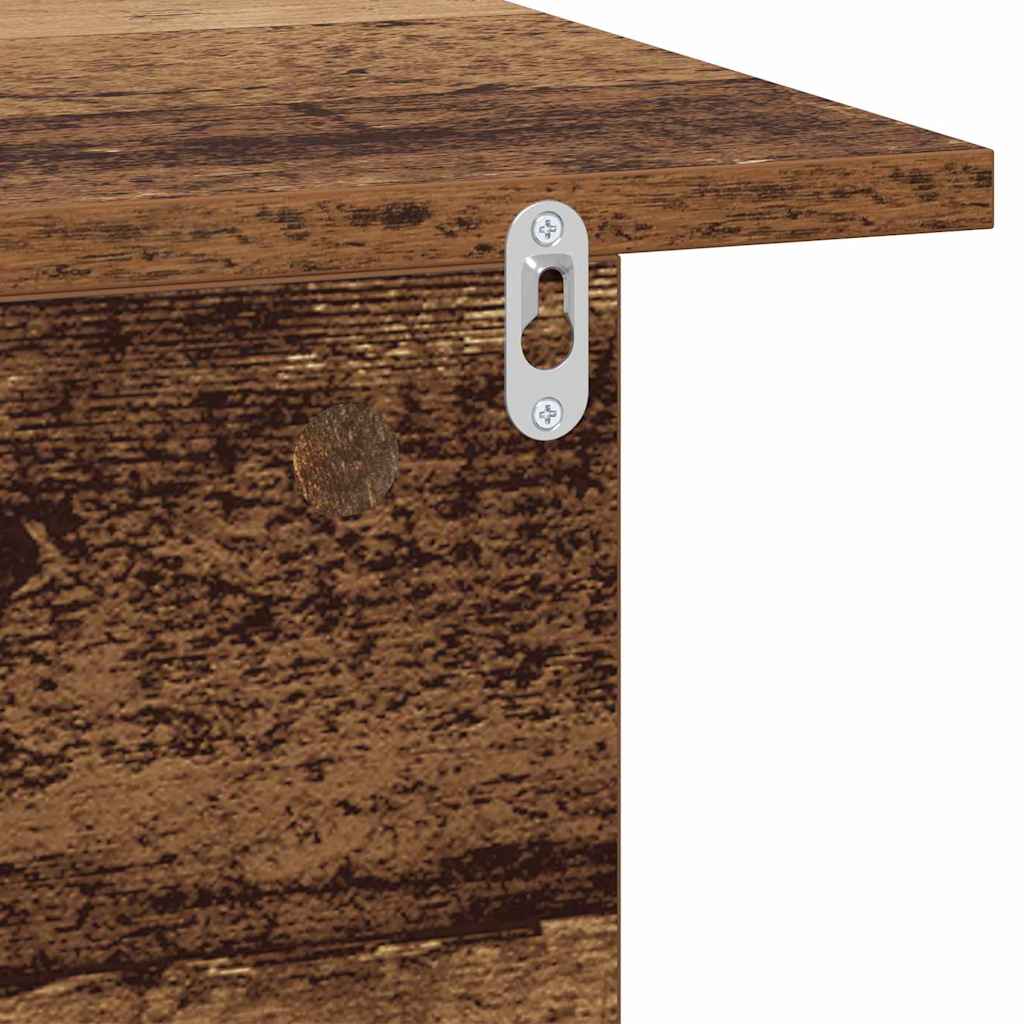 Nachttisch 2 pcs Altholz 40 x 30 x 25 cm Holzwerkstoff