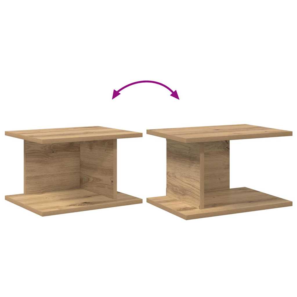 Nachttisch 2 pcs Artisan-Eiche 40 x 30 x 25 cm Holzwerkstoff