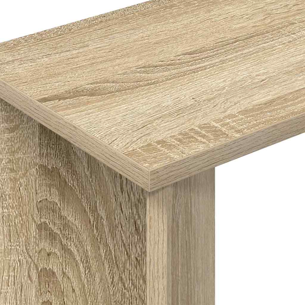 Beistelltisch Sonoma-Eiche 35 x 25 x 50 cm Holzwerkstoff