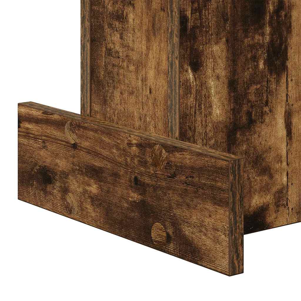 Beistelltisch Geräucherte Eiche 35,5 x 35 x 40 cm Holzwerkstoff