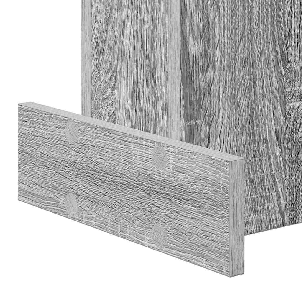 Beistelltisch Graues Sonoma 35,5 x 35 x 40 cm Holzwerkstoff