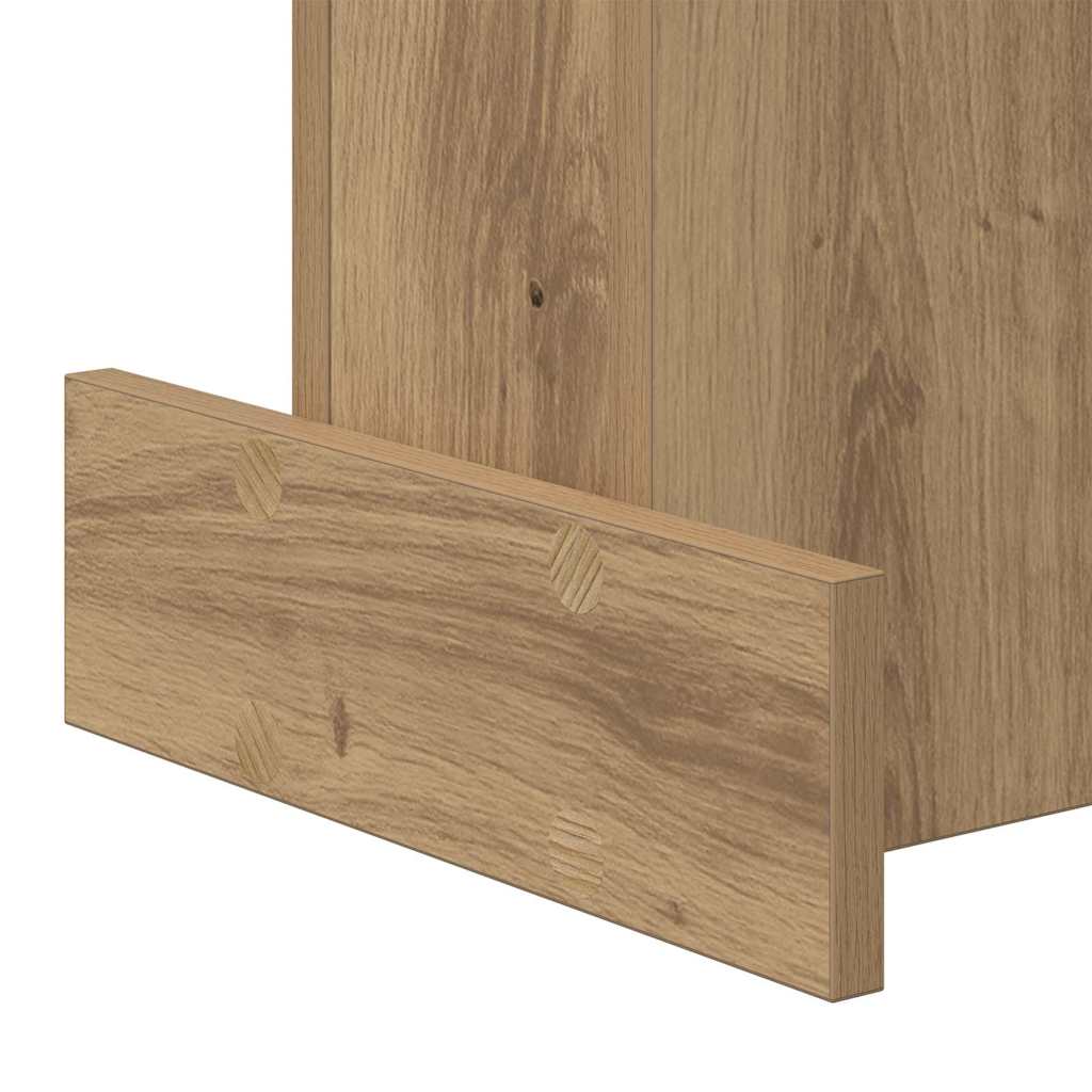 Beistelltisch Artisan-Eiche 35,5 x 35 x 40 cm Holzwerkstoff