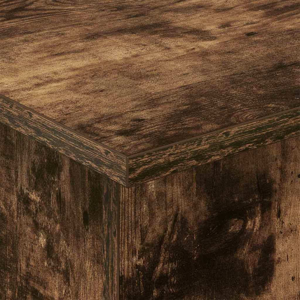 Beistelltisch Geräucherte Eiche 44,5 x 45 x 55 cm Holzwerkstoff