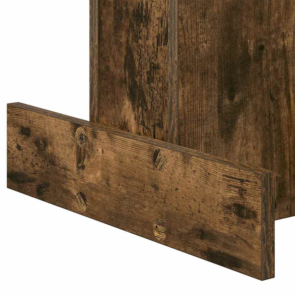 Beistelltisch Geräucherte Eiche 44,5 x 45 x 55 cm Holzwerkstoff