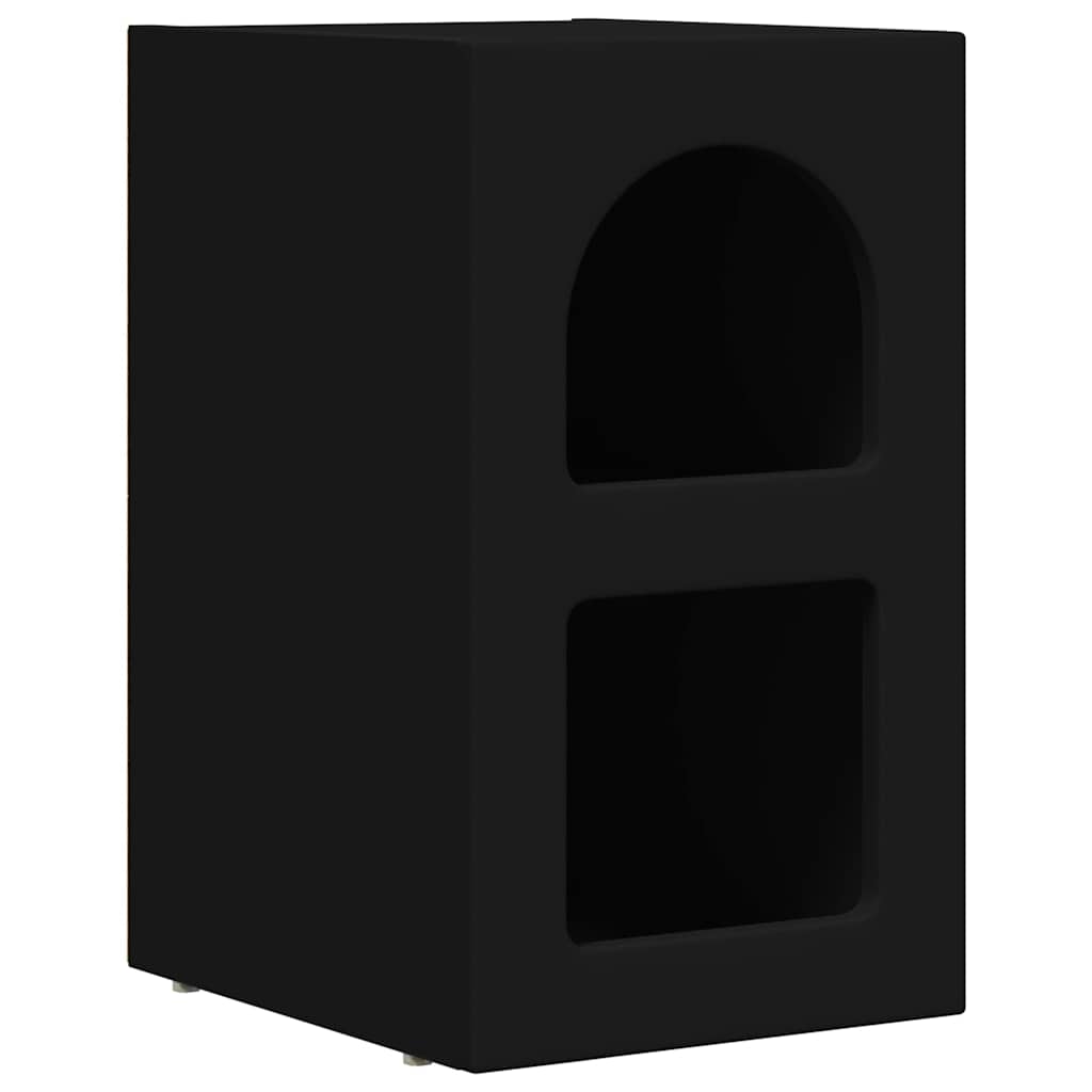 Nachttisch ELST Schwarz 29,5 x 33,5 x 50 cm Holzwerkstoff
