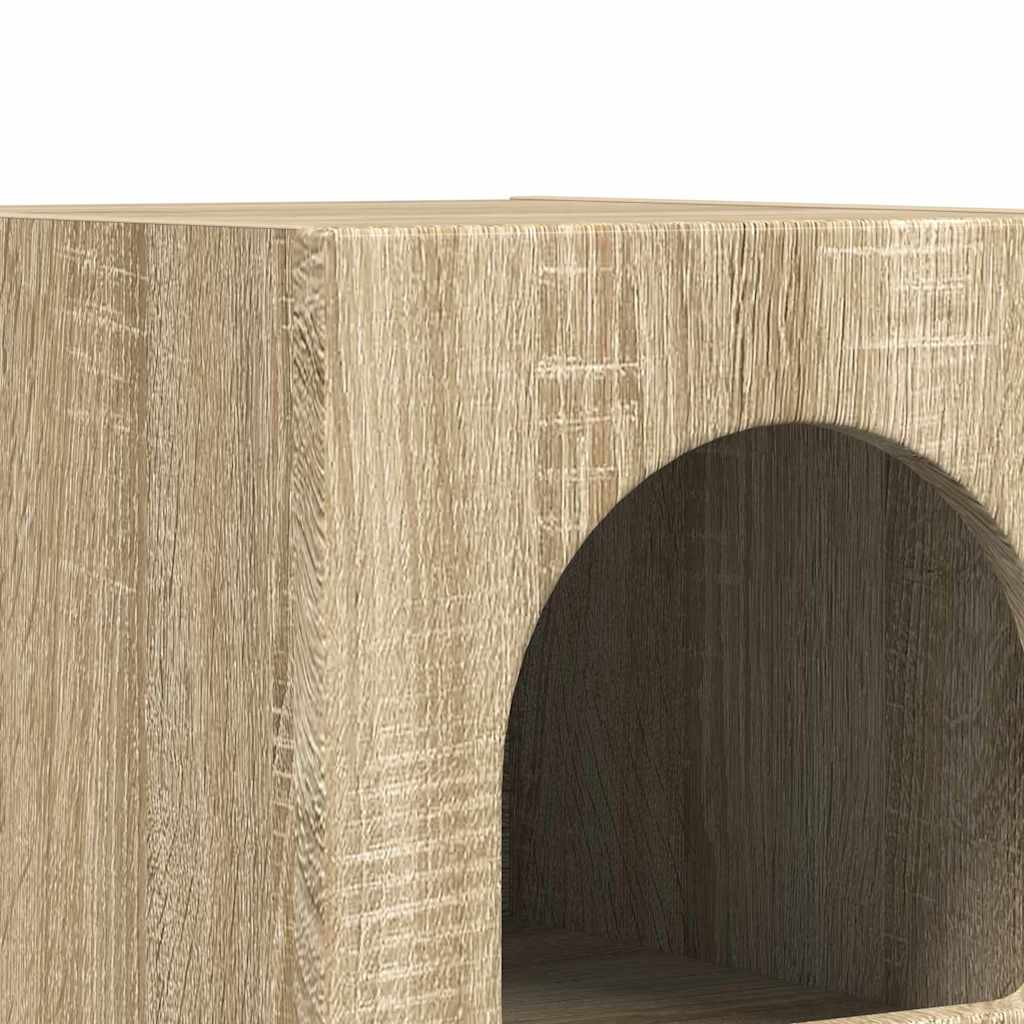 Nachttisch ELST Sonoma-Eiche 29,5 x 33,5 x 50 cm Holzwerkstoff