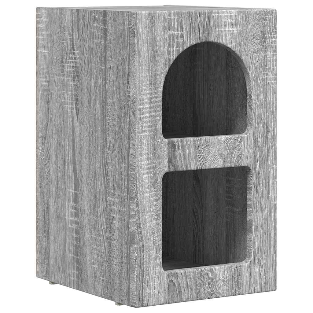 Nachttisch ELST Graues Sonoma 29,5 x 33,5 x 50 cm Holzwerkstoff