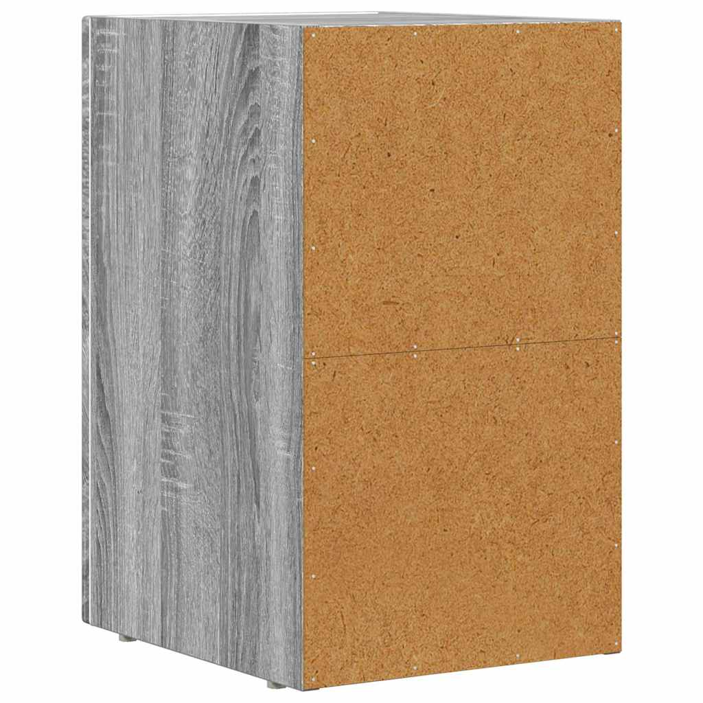 Nachttisch ELST Graues Sonoma 29,5 x 33,5 x 50 cm Holzwerkstoff