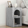 Nachttisch ELST 2 Stk. Graues Sonoma 29,5 x 33,5 x 50 cm