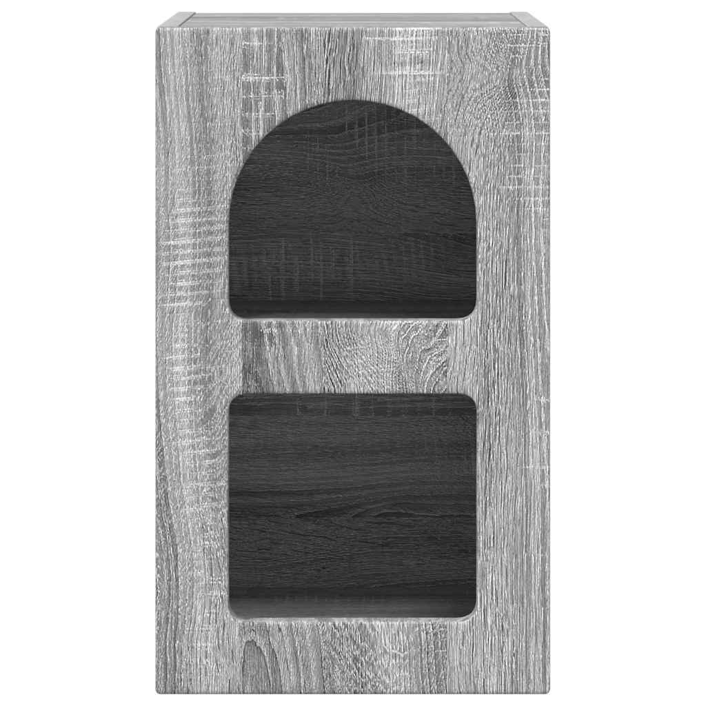 Nachttisch ELST 2 Stk. Graues Sonoma 29,5 x 33,5 x 50 cm