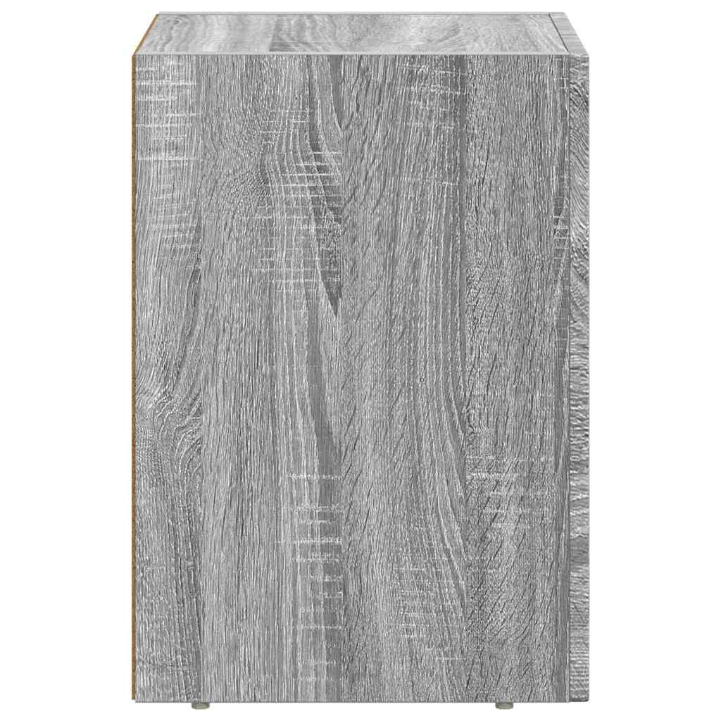 Nachttisch ELST 2 Stk. Graues Sonoma 29,5 x 33,5 x 50 cm