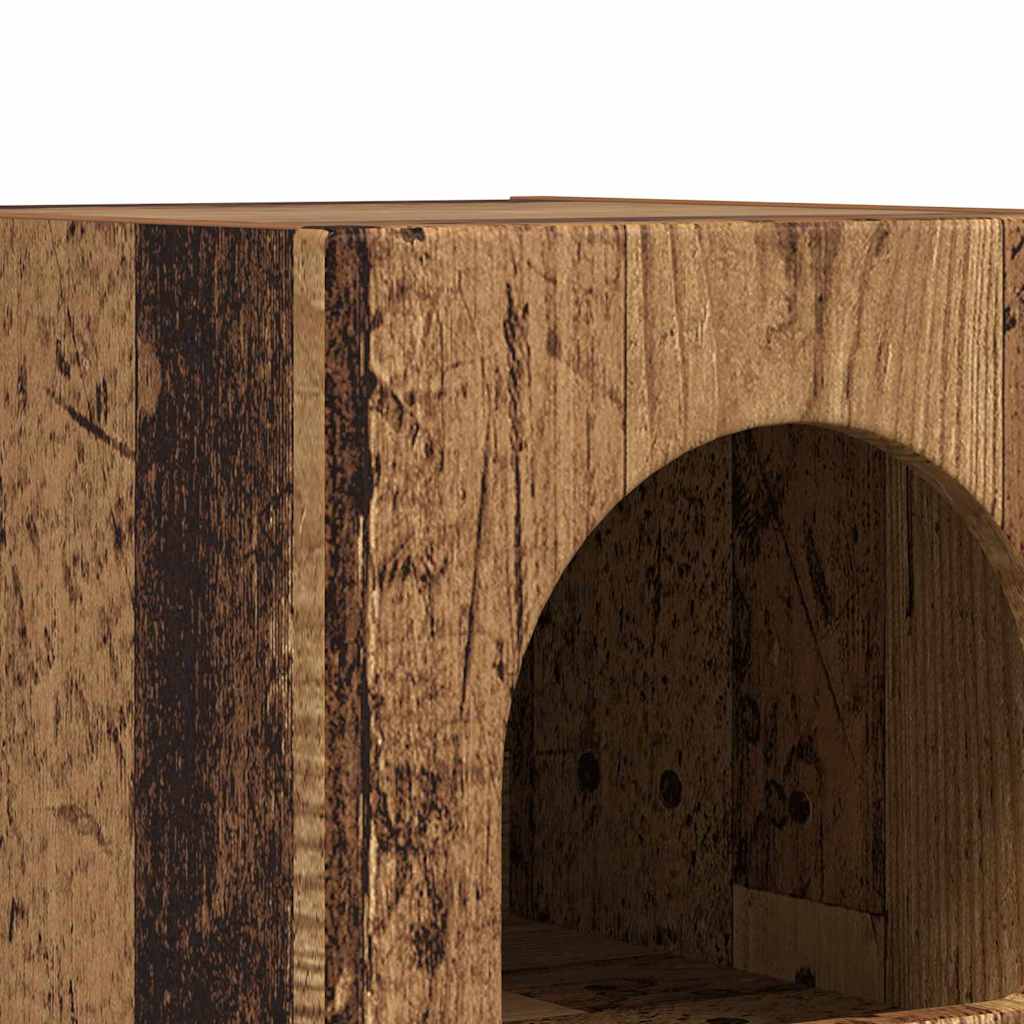 Nachttisch ELST Altholz 29,5 x 33,5 x 50 cm Holzwerkstoff