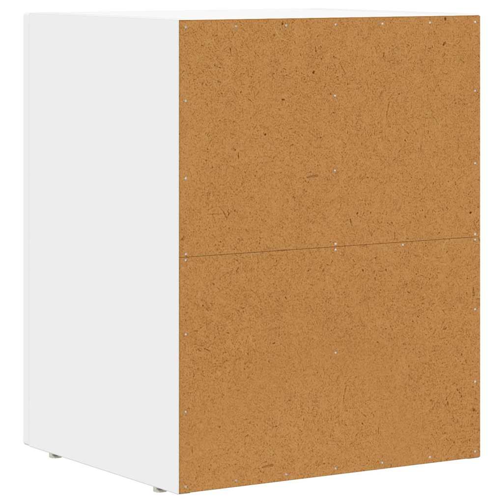 Nachttisch ELST Weiß 40 x 35 x 50 cm Holzwerkstoff