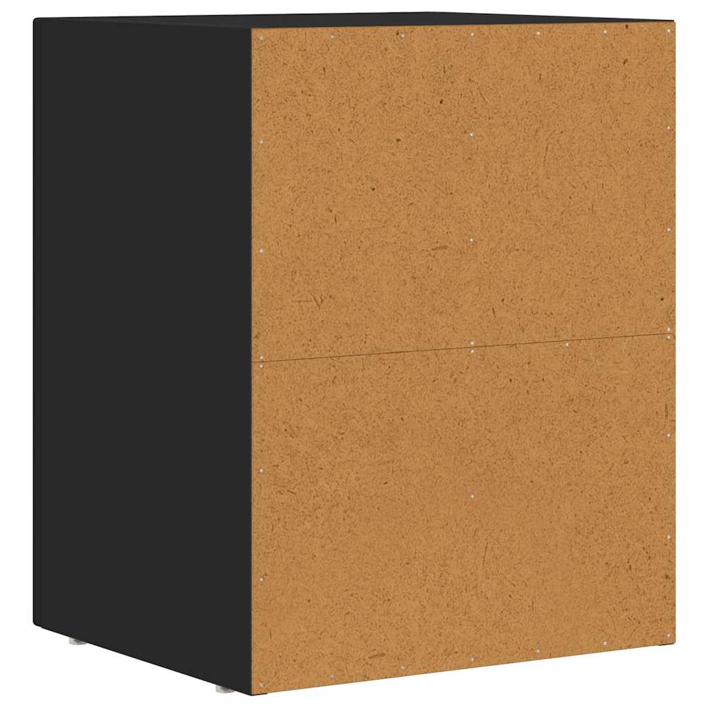 Nachttisch ELST Schwarz 40 x 35 x 50 cm Holzwerkstoff
