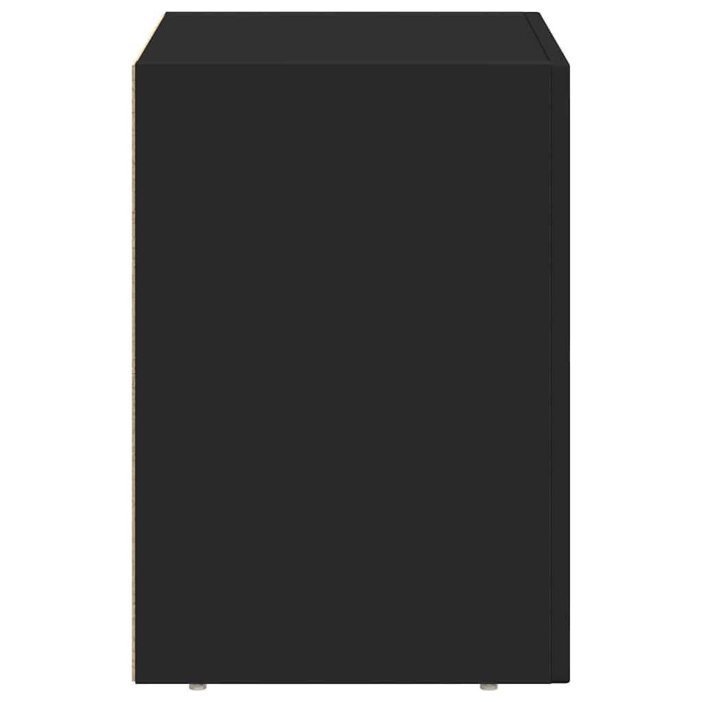 Nachttisch ELST Schwarz 40 x 35 x 50 cm Holzwerkstoff