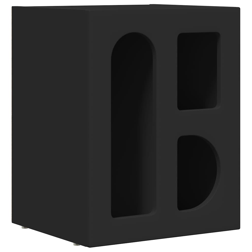 Nachttisch ELST 2 Stk. Schwarz 40 x 35 x 50 cm Holzwerkstoff