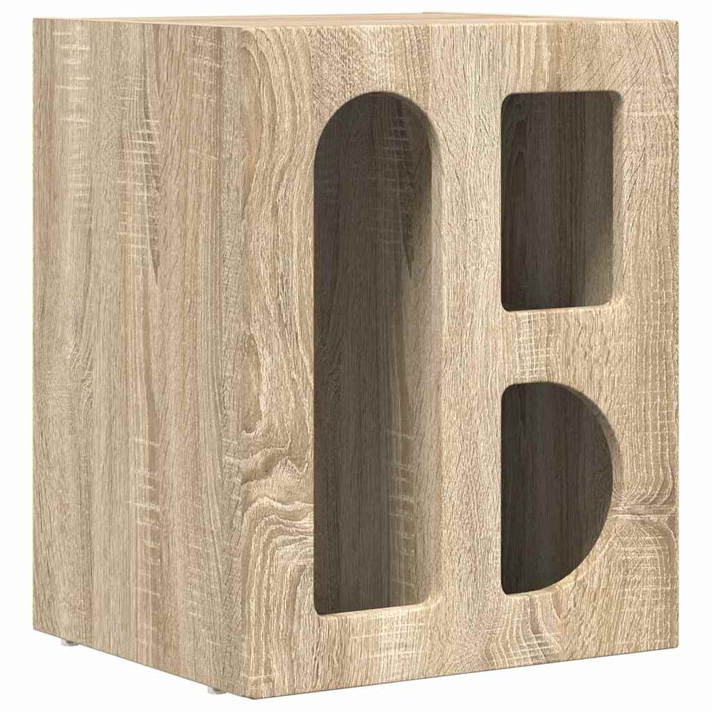 Nachttisch ELST Sonoma-Eiche 40 x 35 x 50 cm Holzwerkstoff