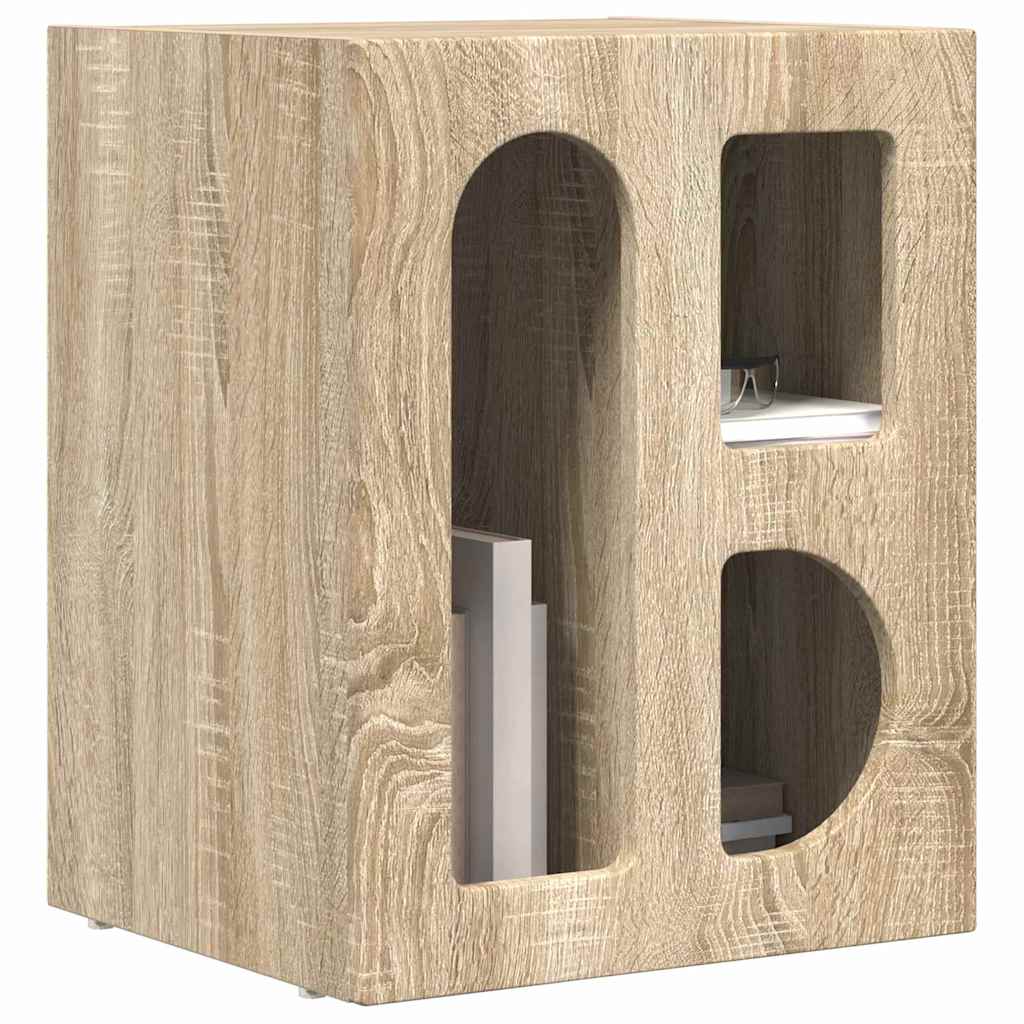 Nachttisch ELST Sonoma-Eiche 40 x 35 x 50 cm Holzwerkstoff