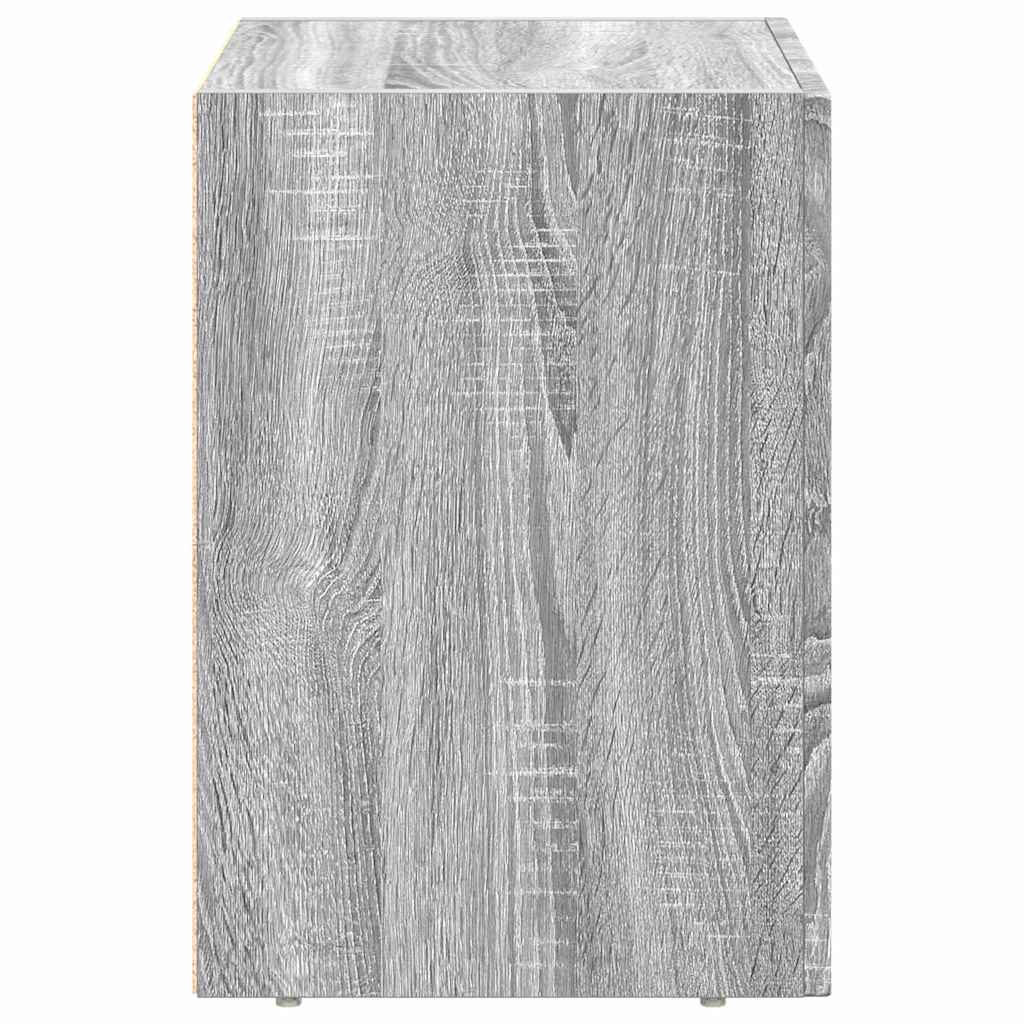 Nachttisch ELST Graues Sonoma 40 x 35 x 50 cm Holzwerkstoff