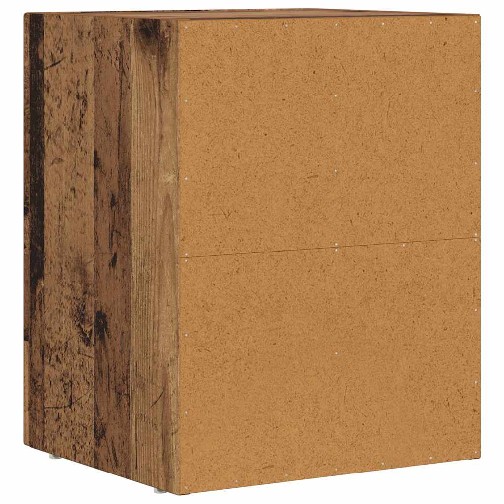Nachttisch ELST Altholz 40 x 35 x 50 cm Holzwerkstoff