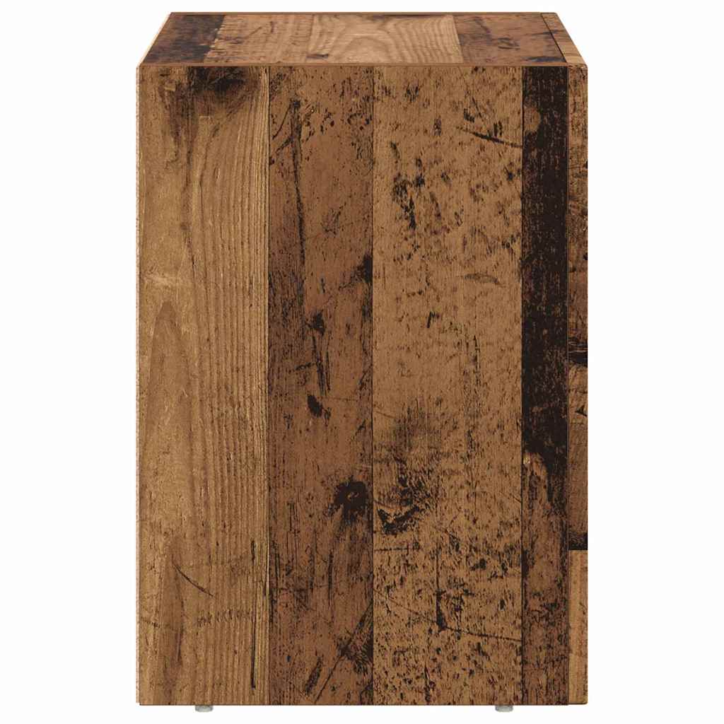 Nachttisch ELST Altholz 40 x 35 x 50 cm Holzwerkstoff