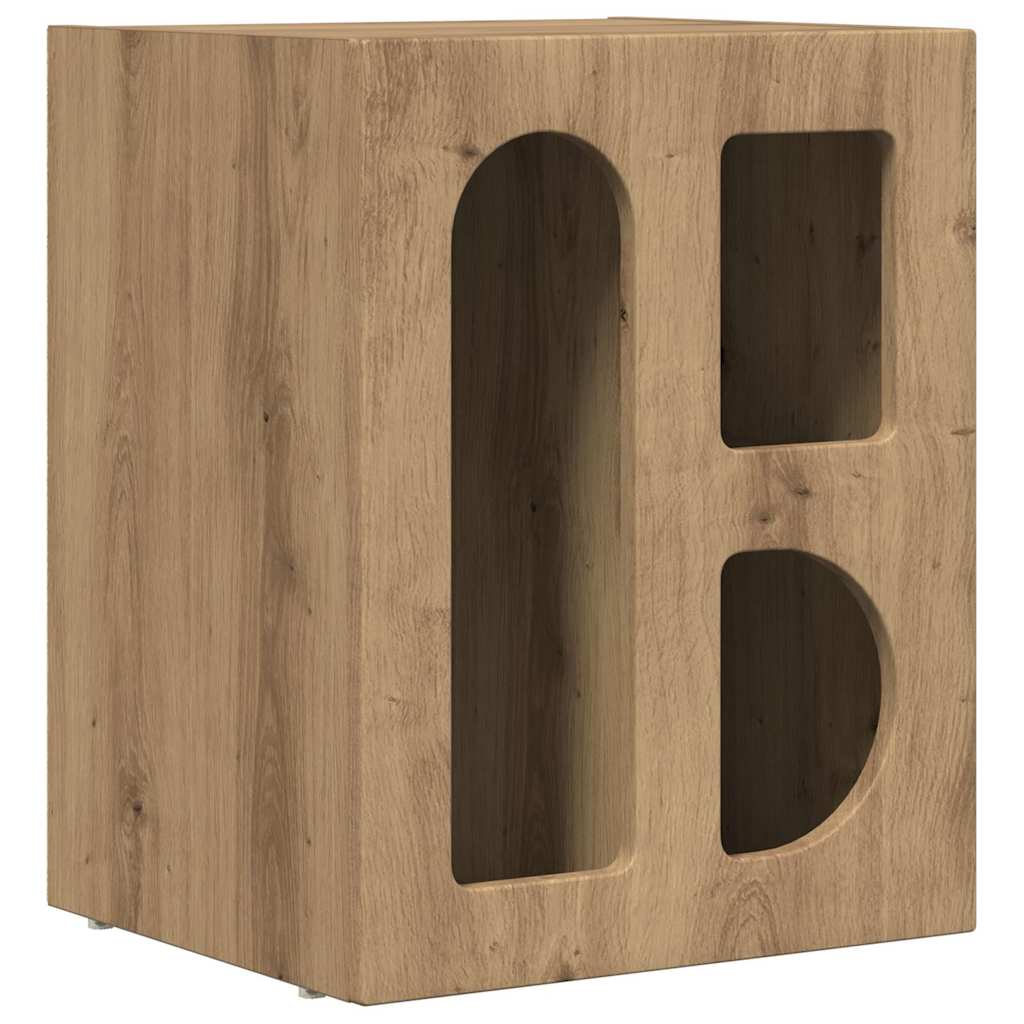 Nachttisch ELST Artisan-Eiche 40 x 35 x 50 cm Holzwerkstoff
