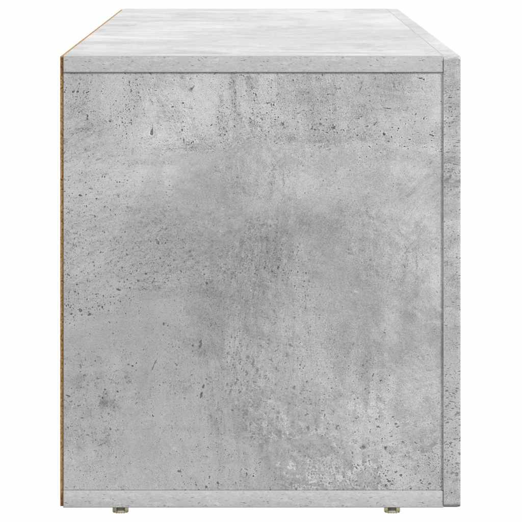 TV-Schränk ELST 100 x 35 x 40 cm Beton Grau Holzwerkstoff