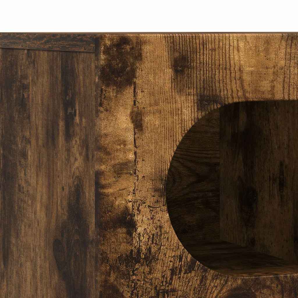 TV-Schränk ELST 100 x 35 x 40 cm Geräucherte Eiche