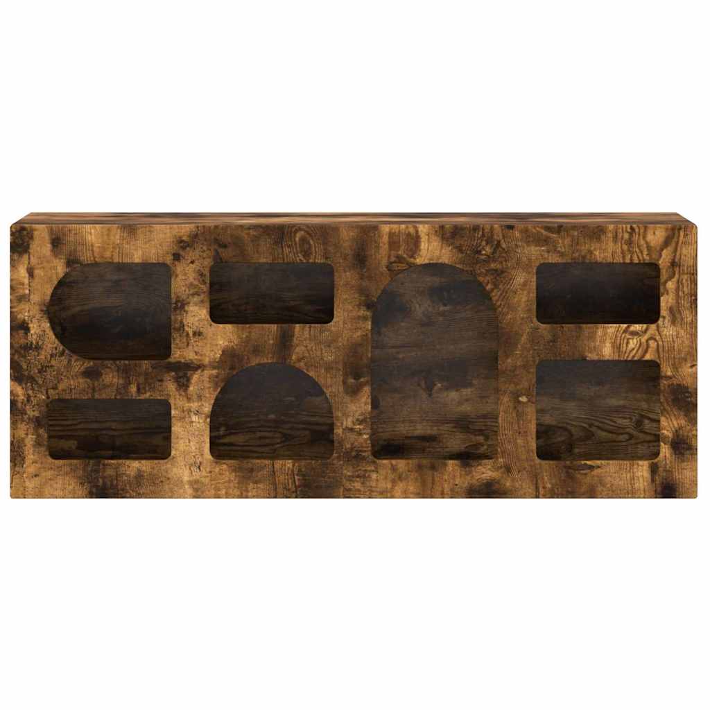 TV-Schränk ELST 100 x 35 x 40 cm Geräucherte Eiche