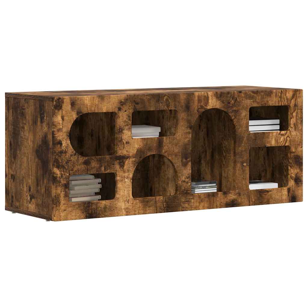 TV-Schränk ELST 100 x 35 x 40 cm Geräucherte Eiche