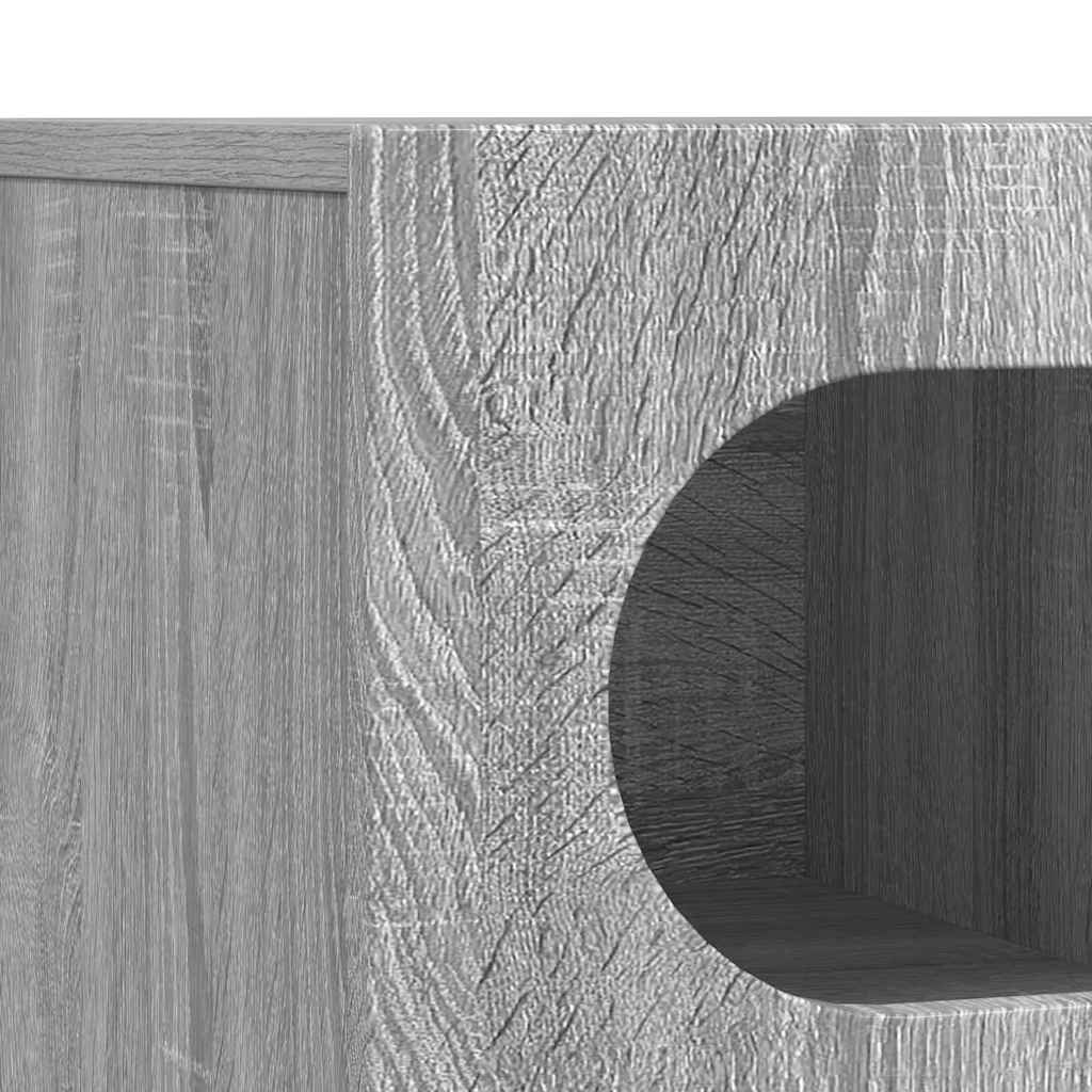 TV-Schränk ELST 100 x 35 x 40 cm Graues Sonoma Holzwerkstoff