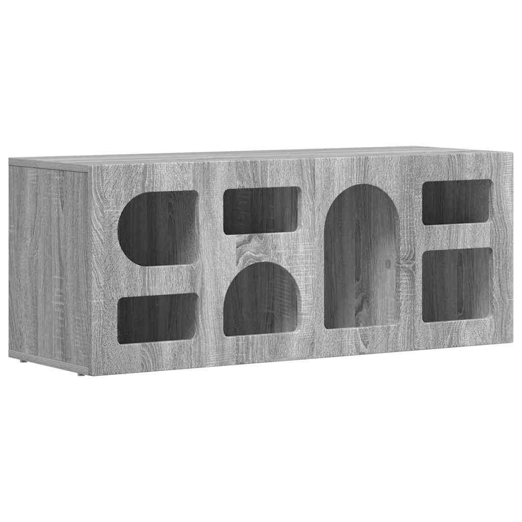 TV-Schränk ELST 100 x 35 x 40 cm Graues Sonoma Holzwerkstoff