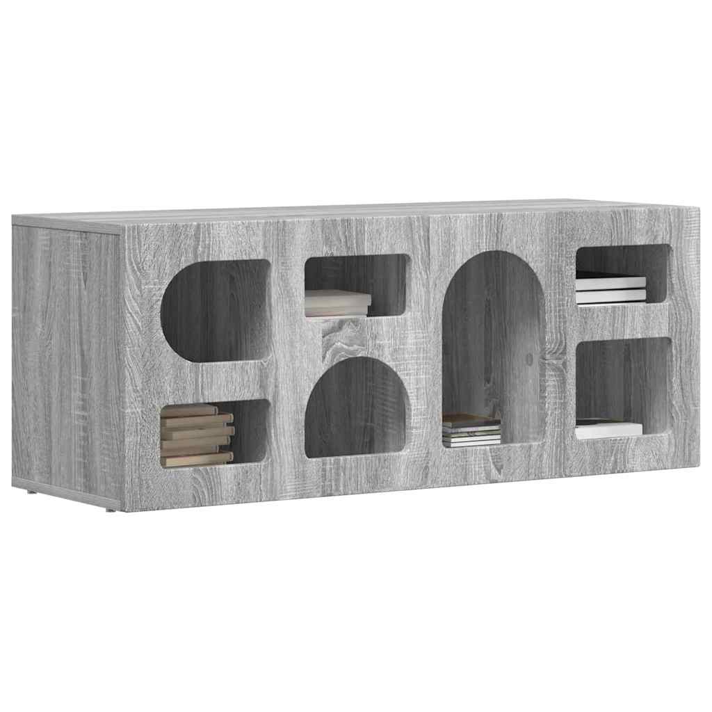 TV-Schränk ELST 100 x 35 x 40 cm Graues Sonoma Holzwerkstoff