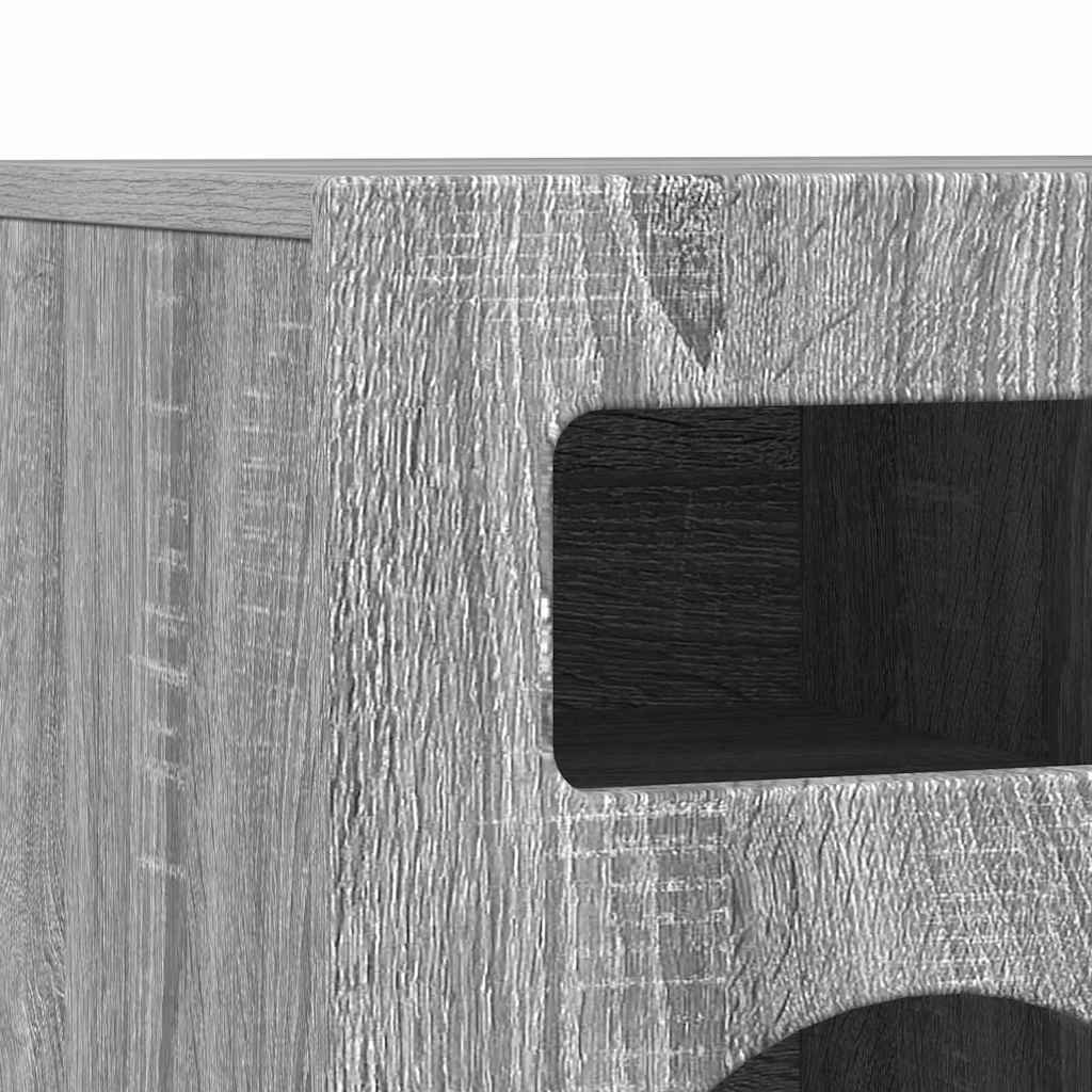 TV-Schränk ELST 80 x 35 x 40 cm Graues Sonoma Holzwerkstoff