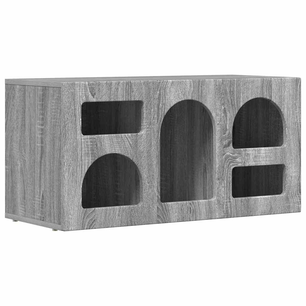 TV-Schränk ELST 80 x 35 x 40 cm Graues Sonoma Holzwerkstoff