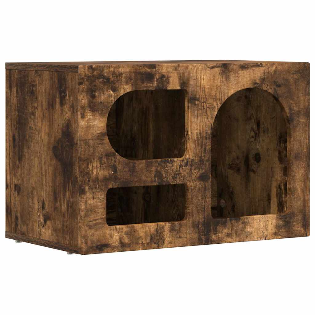 TV-Schränk ELST 60 x 35 x 40 cm Geräucherte Eiche Holzwerkstoff