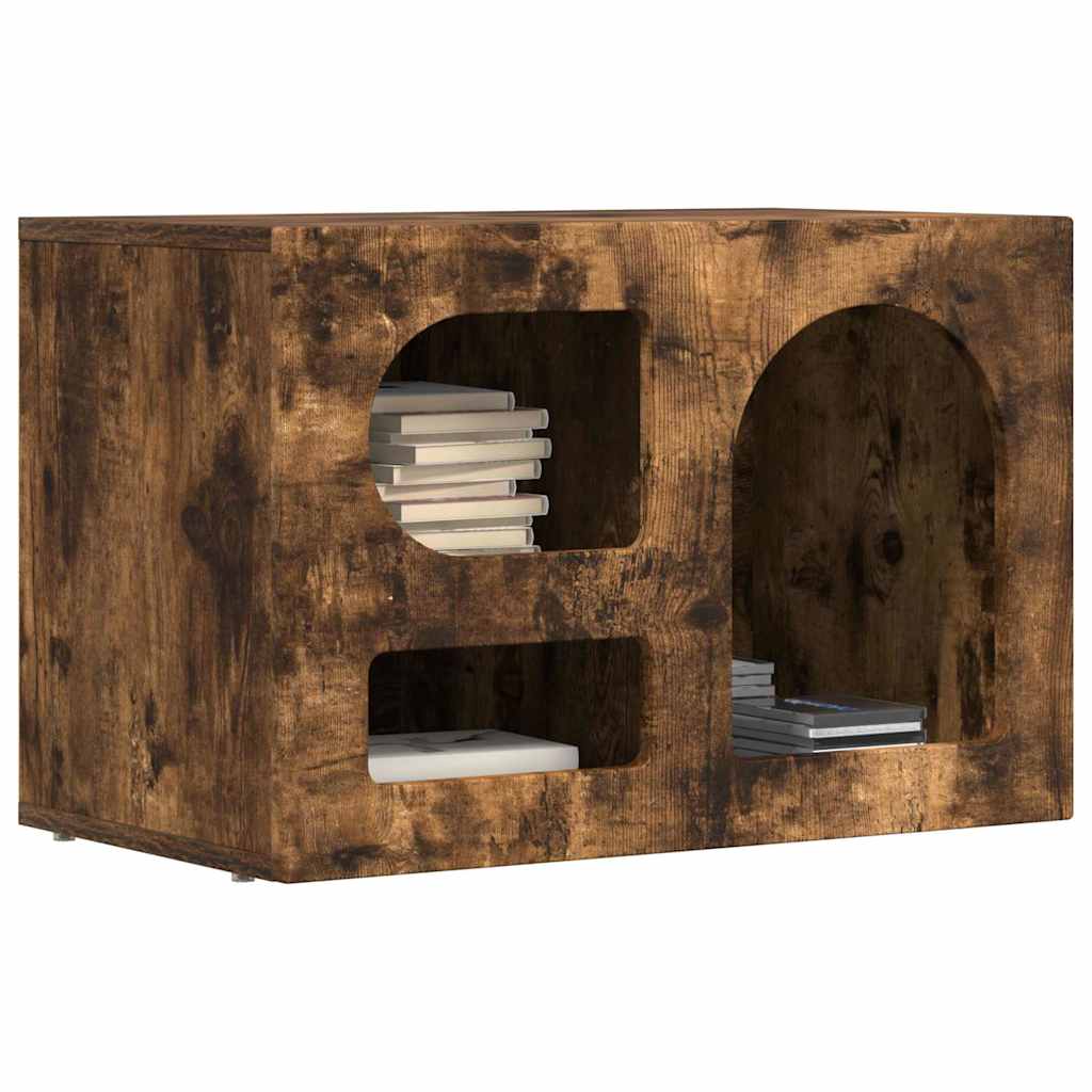 TV-Schränk ELST 60 x 35 x 40 cm Geräucherte Eiche Holzwerkstoff