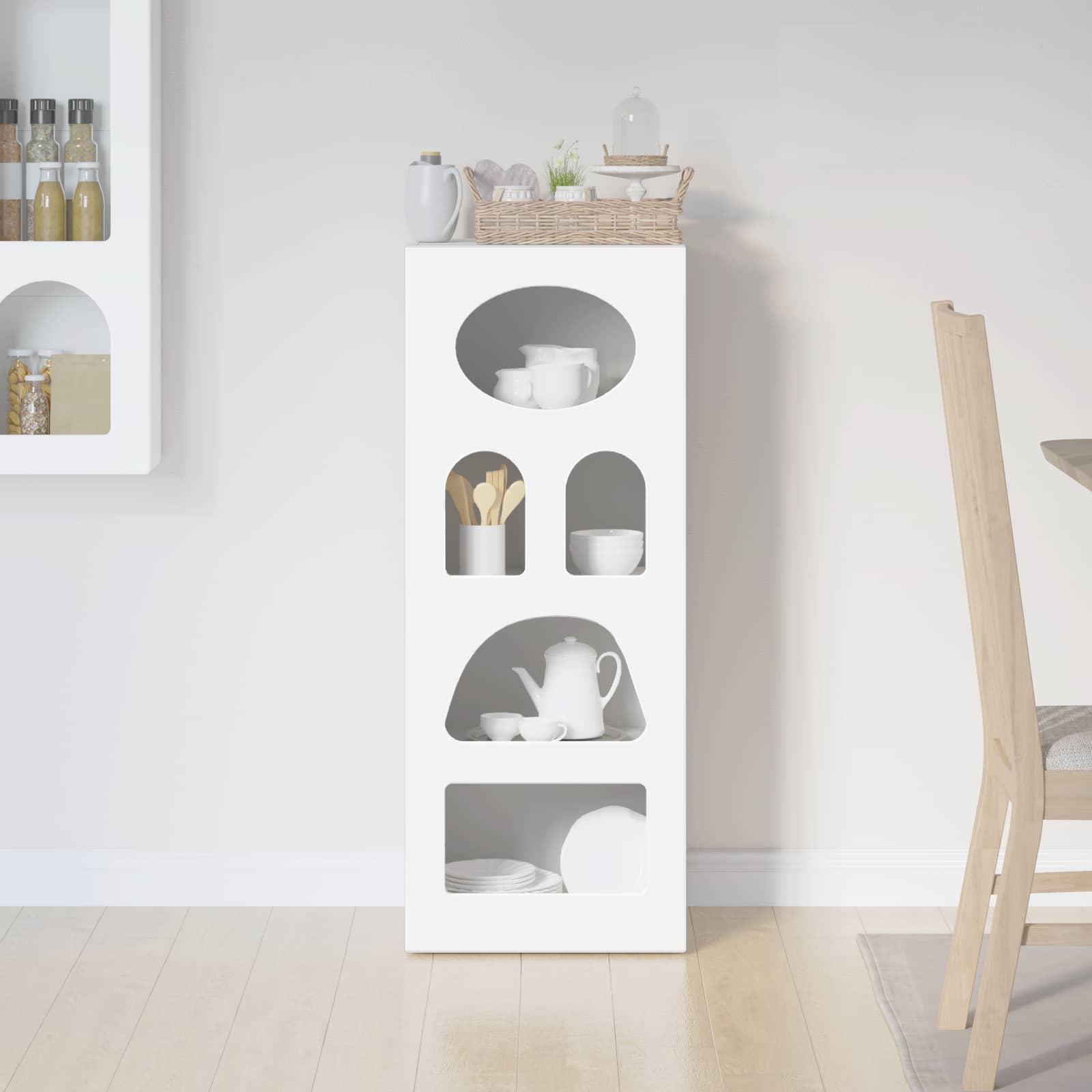 Sideboard Weiß 40 x 35 x 100,5 cm Holzwerkstoff