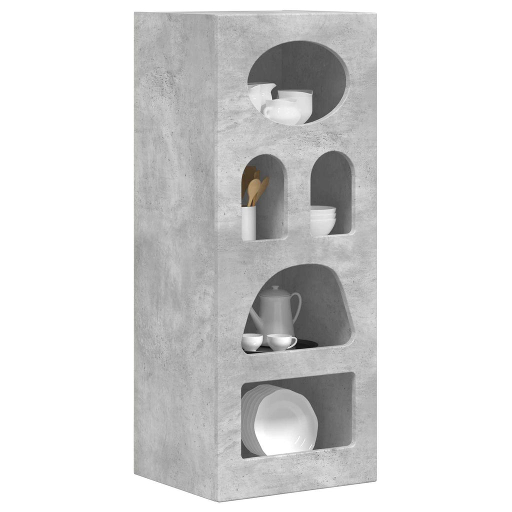 Sideboard Beton Grau 40 x 35 x 100,5 cm Holzwerkstoff