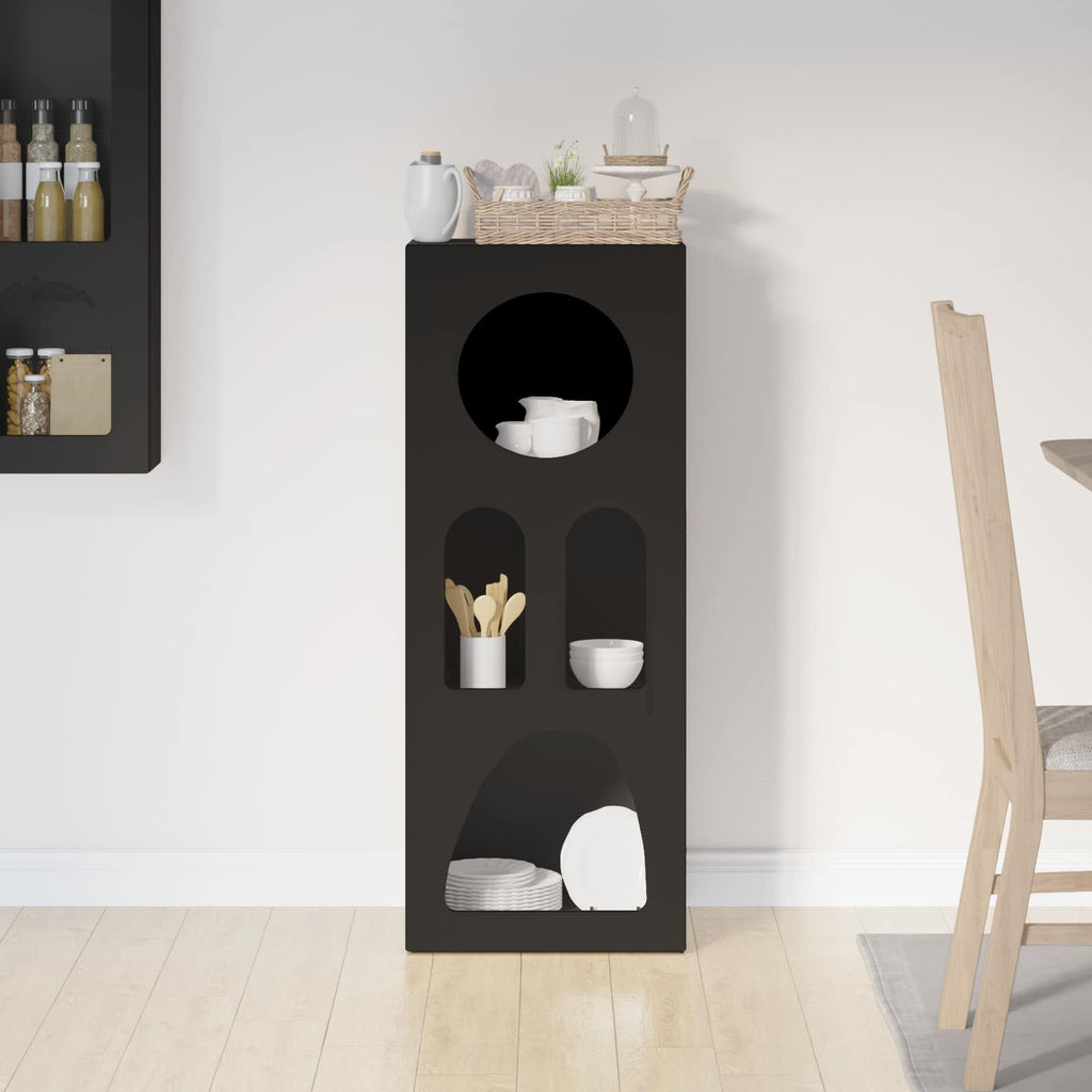 Sideboard Schwarz 40 x 35 x 100,5 cm Holzwerkstoff