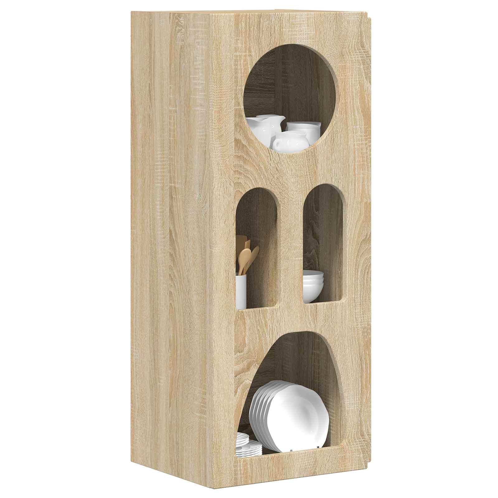 Sideboard Sonoma-Eiche 40 x 35 x 100,5 cm Holzwerkstoff