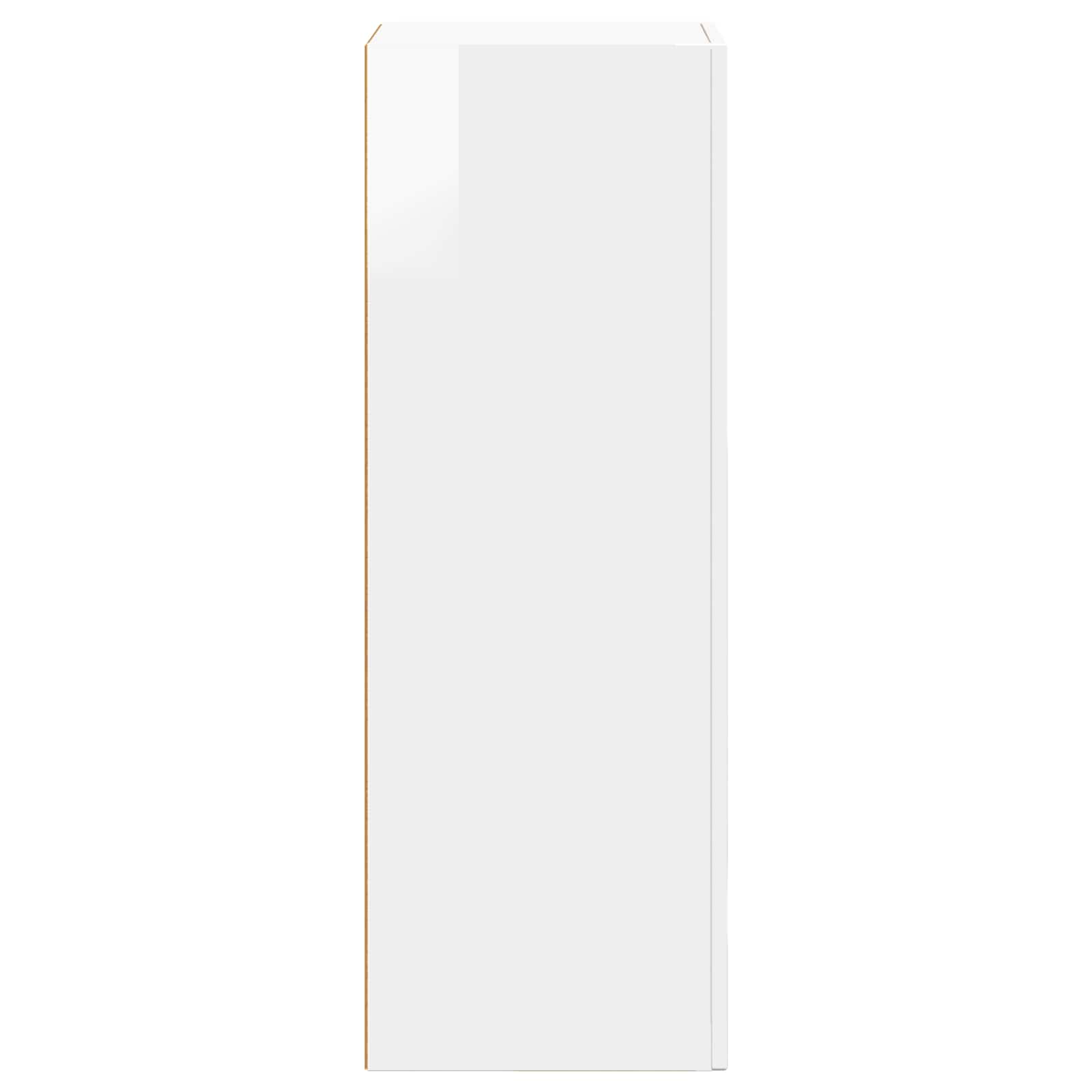 Sideboard Hochglanz Weiß 40 x 35 x 100,5 cm Holzwerkstoff