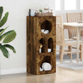 Sideboard Geräucherte Eiche 40 x 35 x 100,5 cm Holzwerkstoff