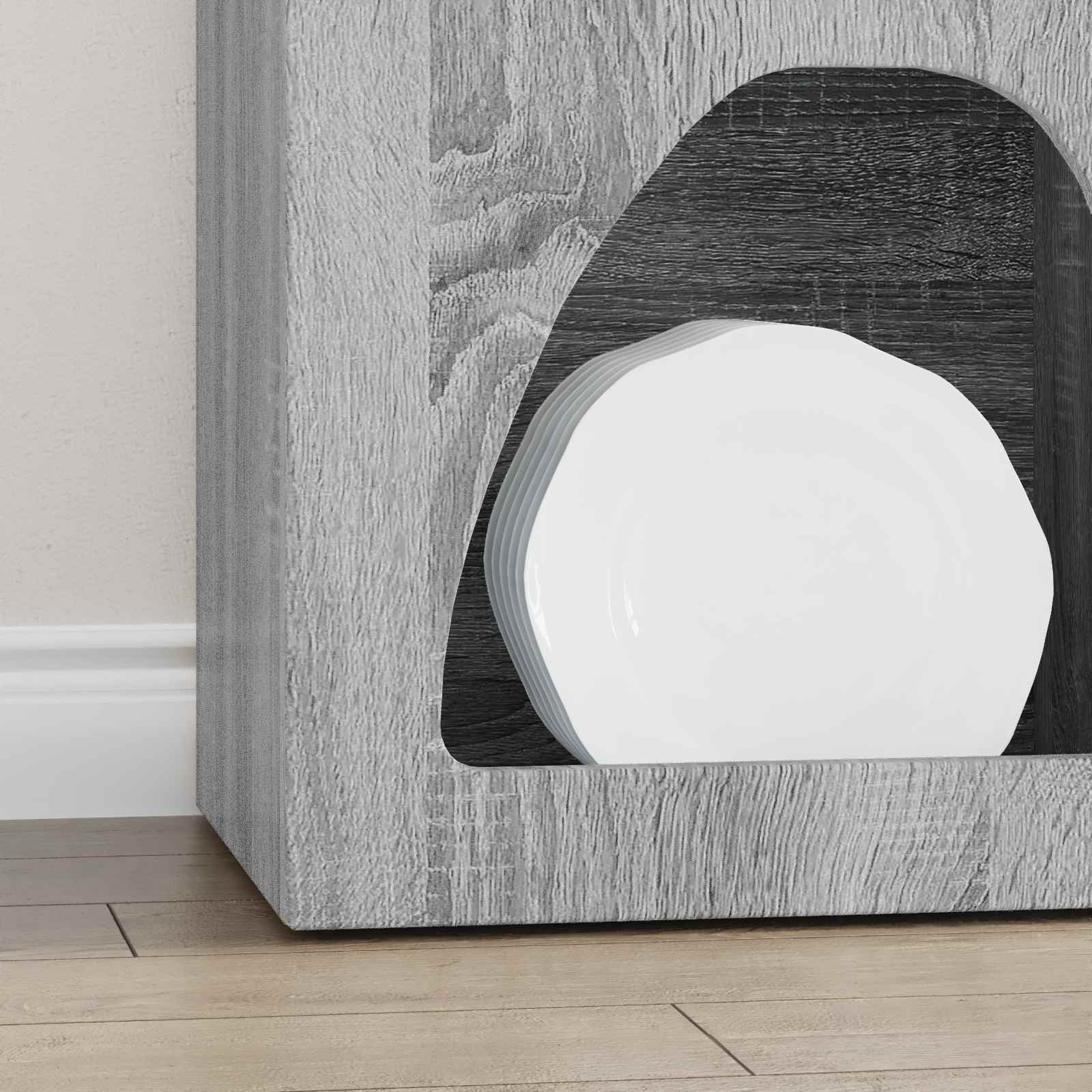 Sideboard Graues Sonoma 40 x 35 x 100,5 cm Holzwerkstoff