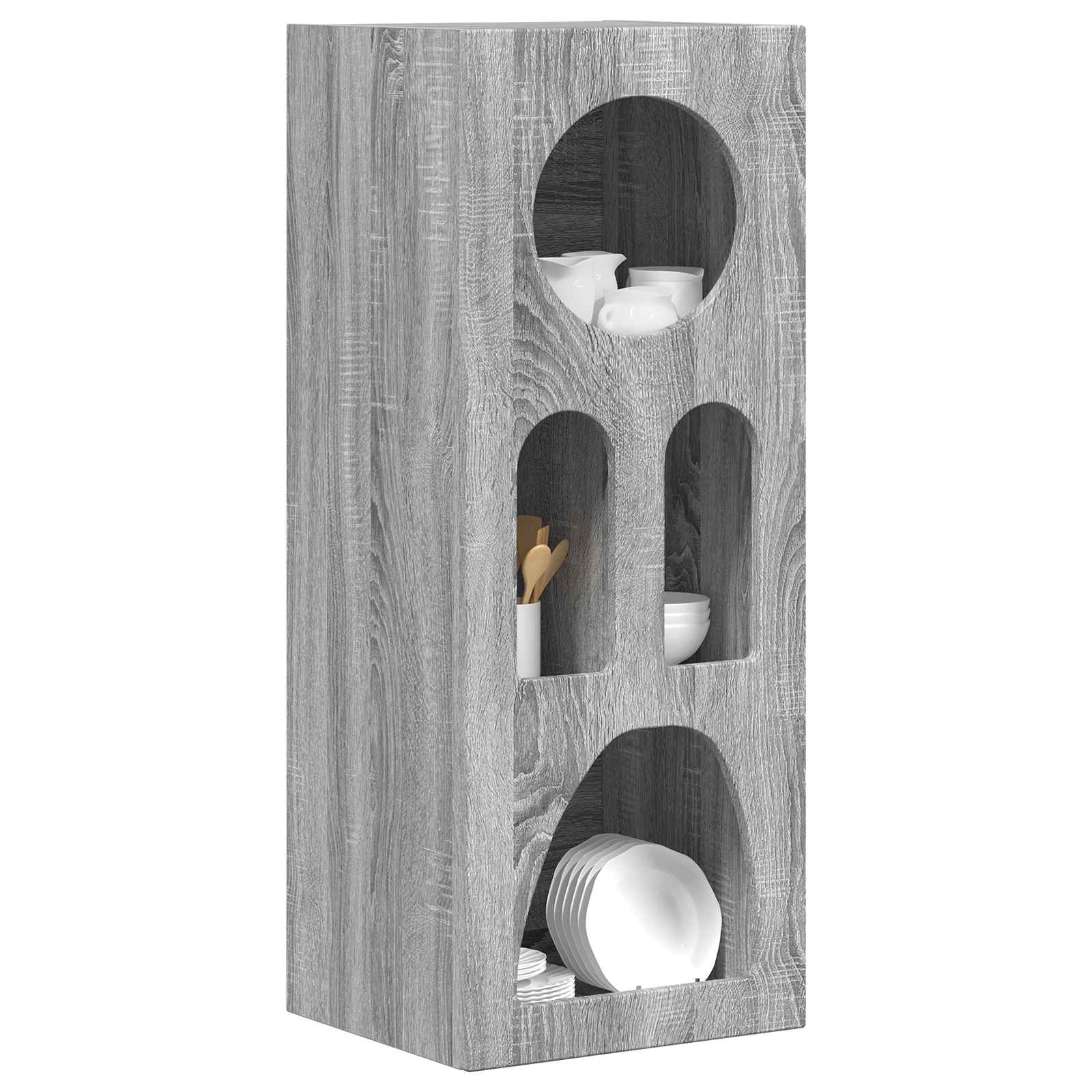 Sideboard Graues Sonoma 40 x 35 x 100,5 cm Holzwerkstoff