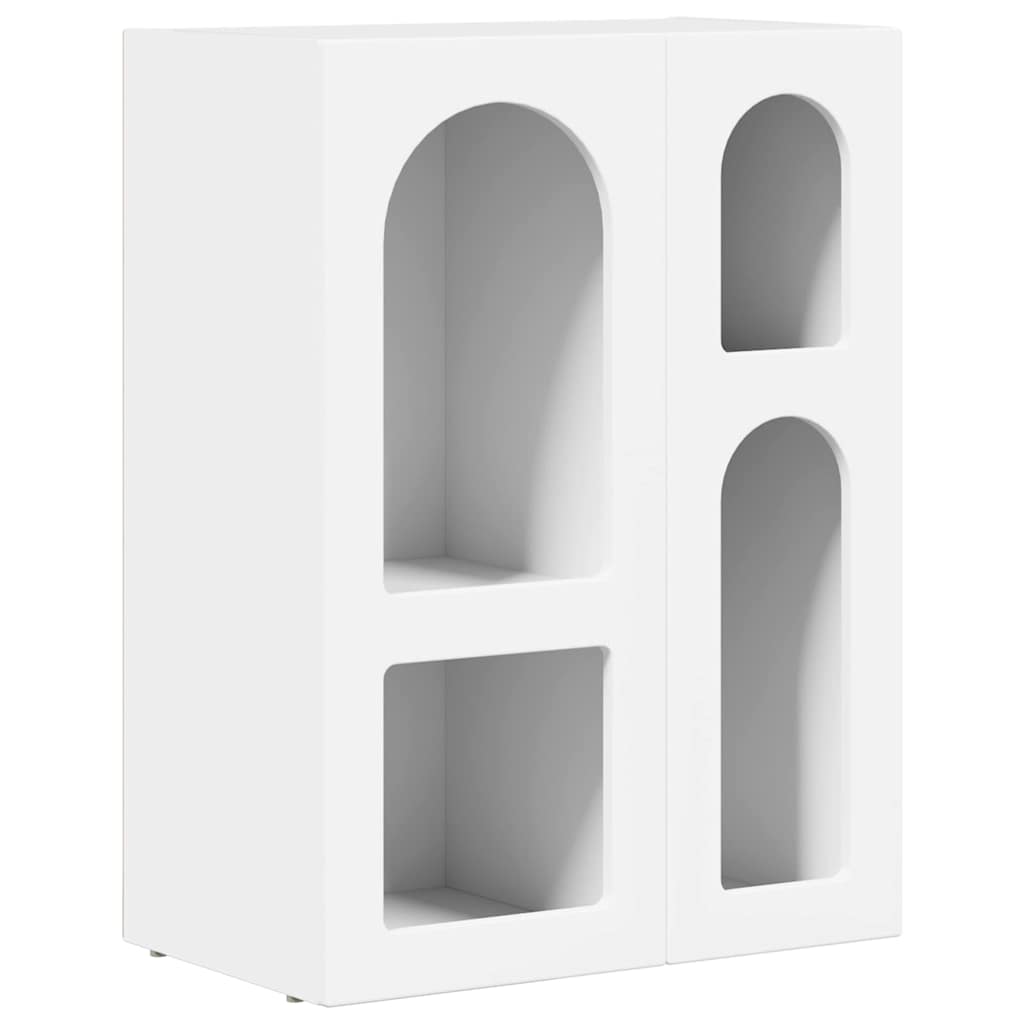 Sideboard Weiß 59 x 35 x 80,5 cm Holzwerkstoff